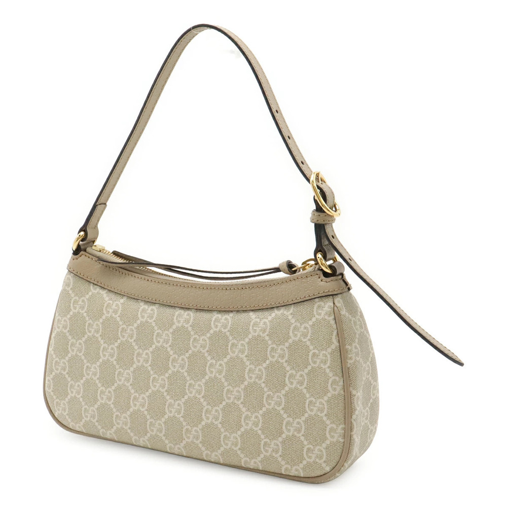 Gucci Sand Cream Ophidia Leather Bag Beige Supreme Shoulder GG Hobo Cream Tan